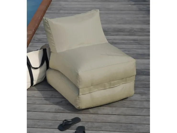 mokebo Outdoor Sitzsack Der Summerdream Bean Bag mit Füllung oder Gartenliege in Sand