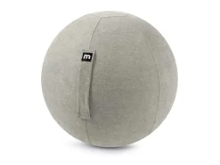 mokebo Stoff Sitzball Büro Ergonomisch Der Sportliche Sitzball mit Pumpe 65cm Breite Ergonomische Bürostuhl Alternative