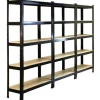 Monstershop 3 x Monster Racking T-Rax 75cm Lagerregal Schwarz mit Gratis Gummihammer* Regalsysteme