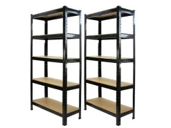 Monstershop 2 x Monster Racking T-Rax 75cm Lagerregal Schwarz