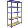 Monstershop 5 x T-Rax Lagerregale 180cm x 120cm x 45cm Blau* Regalsysteme
