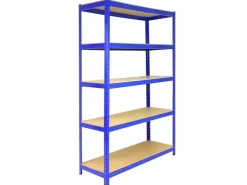 Monstershop 5 x T-Rax Lagerregale 180cm x 120cm x 45cm Blau* Regalsysteme