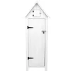 Monstershop Gartenschrank aus Holz Weiß* Eckregale