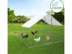 Monstershop Hühner Freilauf 4m x 6m x 2m