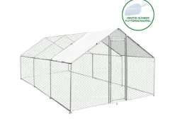 Monstershop Hühner Freilauf 4m x 6m x 2m