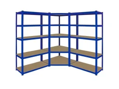 Monstershop Monster Racking Sparangebot 1 x T-Rax 90cm Eckregal + 2 x T-Rax 90cm in Blau