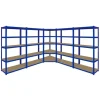 Monstershop Monster Racking T-Rax Eckregal & 4x 90cm Lagerregal Blau* Regalsysteme