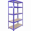 Monstershop 5x Monster Racking T-Rax 90cm Lagerregal Blau mit Gratis Gummihammer