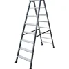Krause Monto SePro D Stufen-Doppelleiter eloxiert 2 x 8 Stufen* Klapptritte