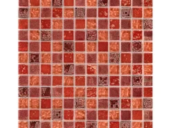 Mosaik Glas & Stein Maya Red 30 cm x 30 cm* Mosaik
