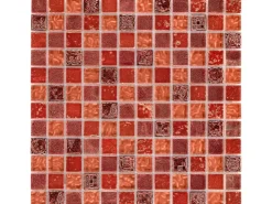 Mosaik Glas & Stein Maya Red 30 cm x 30 cm* Mosaik