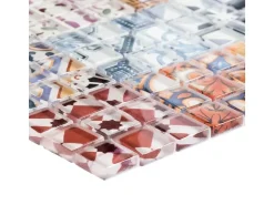 Mosaik Glas Retro Mix 30 cm x 30 cm* Mosaik