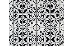 Mosaik Glas Retro Schwarz Weiß 30 cm x 30 cm