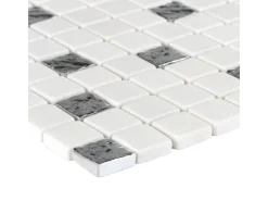 Mosaik Marmor Roma Silver 30 cm x 30 cm* Mosaik