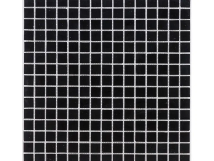 Mosaikmatte Art Glas Schwarz 32,7 cm x 32,7 cm* Mosaik