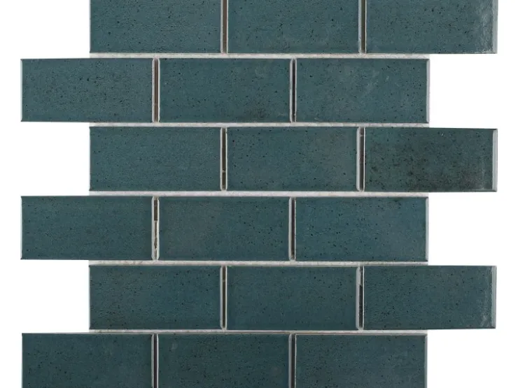 Mosaikmatte Castello Brick Keramik 30,3 cm x 30,6 cm* Mosaik