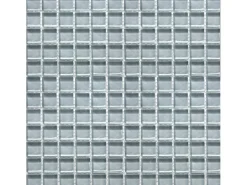 Mosaikmatte Glas Grau Uni 30 cm x 30 cm