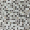 Mosaikmatte Glas Stein Beige Quarzit 30 cm x 30 cm