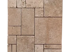 Mosaikmatte Naturstein Ivory Römischer Verband 30 cm x 30 cm* Mosaik