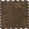 Mosaikmatte Wavy Metall Kupfer 29,5 cm x 30 cm* Mosaik