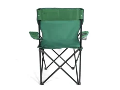 24Move Campingstuhl Faltstuhl Grün Mit Getraenkehalter Tragetasche Outdoor Faltbar Max 100Kg Anglerstuhl Polyester* Stühle