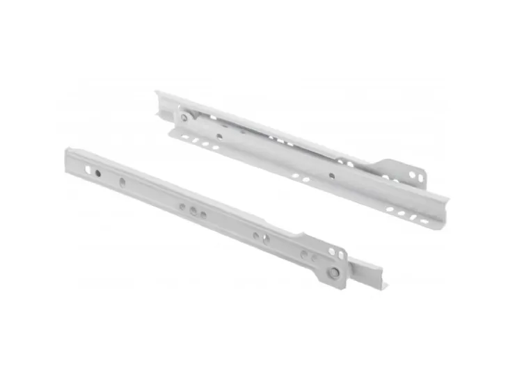 MS Beschläge Rollenführung Weiss 550 mm Schubaldenschiene Auszug* Kommode