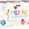 KREUL Mucki Fingerfarbe für Glückskinder 6er Set 50 ml