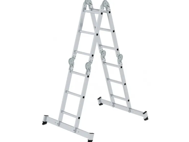 MUNK Vielzweckleiter mit Nivello Traverse 4x3 Sprossen