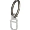 mydeco Gardinen-Ringe Edelstahl-Optik Ø 3,3 cm für Ø 1,6 cm Gardinenstangen* Vorhänge|Seilspanngarnituren