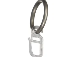 mydeco Gardinen-Ringe Edelstahl-Optik Ø 3,3 cm für Ø 1,6 cm Gardinenstangen* Vorhänge|Seilspanngarnituren