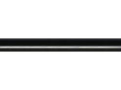 mydeco Gardinenstange für Ringe Schwarz Ø 2 cm x 200 cm