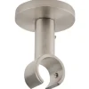 mydeco Gardinenstange-Deckenmontage Klassik Edelstahl-Optik Ø 2 cm