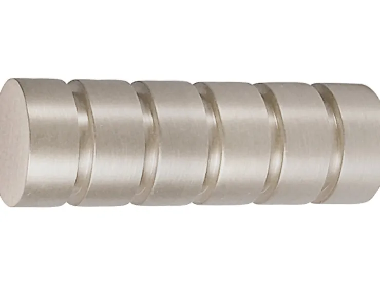 mydeco Gardinenstange-Endstück Rillcube Ø 2 cm