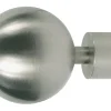 mydeco Gardinenstange-Endstück Ball Classic Edelstahl-Optik Ø 2 cm* Gardinenstangen