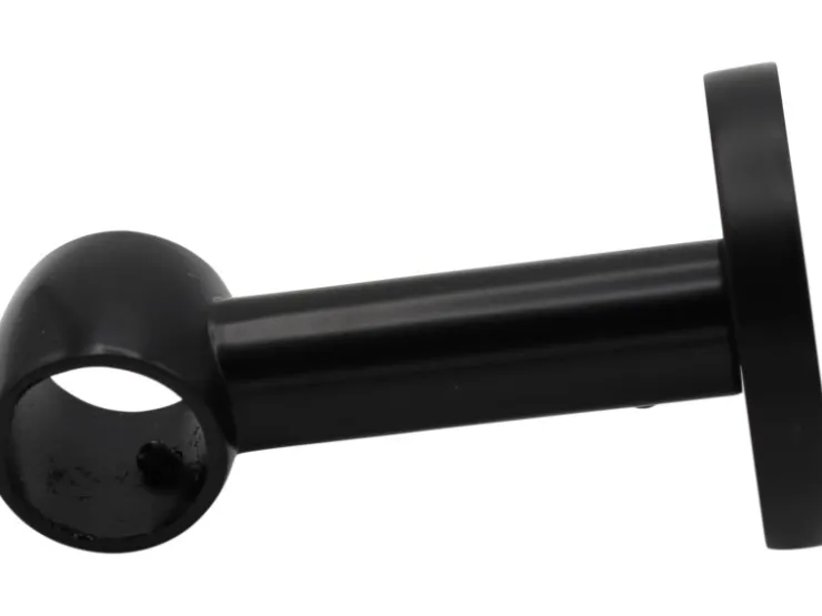 mydeco Gardinenstange-Halterung Noble Schwarz Ø 2 cm Abstand 6,5 cm