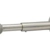 mydeco Gardinenstange-Halterung Noble 1-läufig ausziehbar Edelstahl-Optik Ø 2 cm