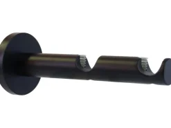 mydeco Gardinenstange-Halterung 2-läufig Function Schwarz Ø 2 cm* Gardinenstangen