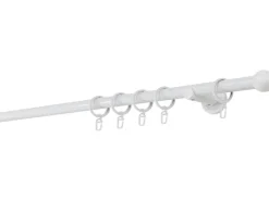 mydeco Maß-Gardinenstange mit Endstück Ball Weiß Ø 2 cm x 220 cm* Gardinenstangen