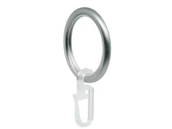 mydeco Rundringe 20 Stk. Ø40mm passend zu Gardinenstangen Ø20mm Edelstahl-Optik