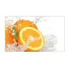 MySpotti Küchenrückwand Profix Cucina Aqua 100 x 60 cm Gelb-Orange-Weiß* Klebefolien