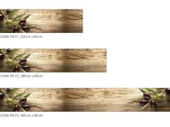 Myspotti Küchenrückwandfolie Mediterran Selbstklebend 280 cm x 60 cm