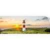 Myspotti Küchenrückwandfolie Leuchtturm Sylt Selbstklebend 220 cm x 60 cm