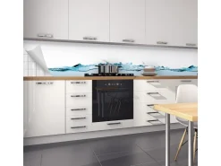 Myspotti Küchenrückwandfolie Wasser Selbstklebend 450 cm x 60 cm* Klebefolien
