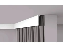 NOEL & MARQUET NMC CF2S WALLSTYL Abdeckleiste Zierleiste Sockelleiste Stuckleiste 2 m 200 cm x 2,2 cm x 11 cm Weiß* Zierprofile