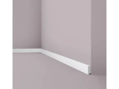 NOEL & MARQUET NMC FT1F WALLSTYL Sockelleiste Zierleiste Wandleiste Friesleiste 2 m 200 cm x 1,3 cm x 3,8 cm Weiß* Zierprofile