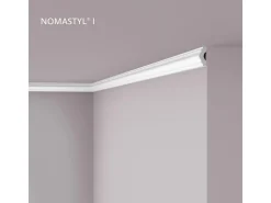 NOEL & MARQUET NMC I NOMASTYL Eckleiste Zierleiste Stuckleiste 2 m 200 cm x 1,6 cm x 3,8 cm Weiß