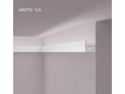 NOEL & MARQUET NMC IL5 ARSTYL Eckleiste Zierleiste Stuckleiste für Indirekte Beleuchtung 2 m 200 cm x 5 cm x 5 cm Weiß* Zierprofile