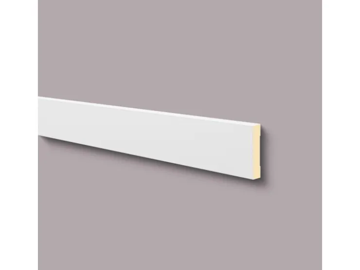 NOEL & MARQUET NMC MA21 DOMOSTYL Fenstersohlbank Fensterumrandung Fassadenprofil 2 m 200 cm x 2,5 cm x 12 cm Weiß* Außen-Fassadenfarben