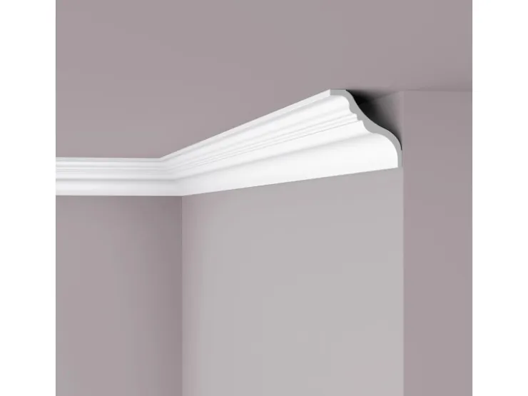 NOEL & MARQUET NMC TI NOMASTYL Eckleiste Zierleiste Stuckleiste 2 m 200 cm x 13,8 cm x 13,8 cm Weiß