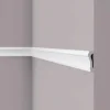 NOEL & MARQUET NMC WL6 WALLSTYL Wand- und Friesleiste Zierleiste Türumrandung 2 m 200 cm x 2,2 cm x 7,5 cm Weiß